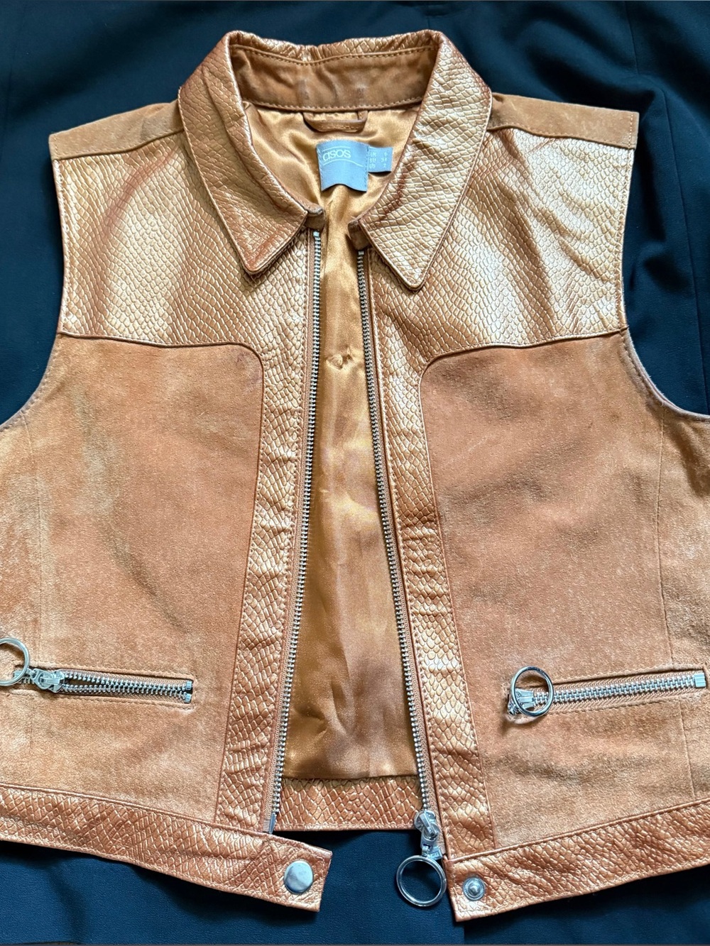 ASOS Tan Suede real leather